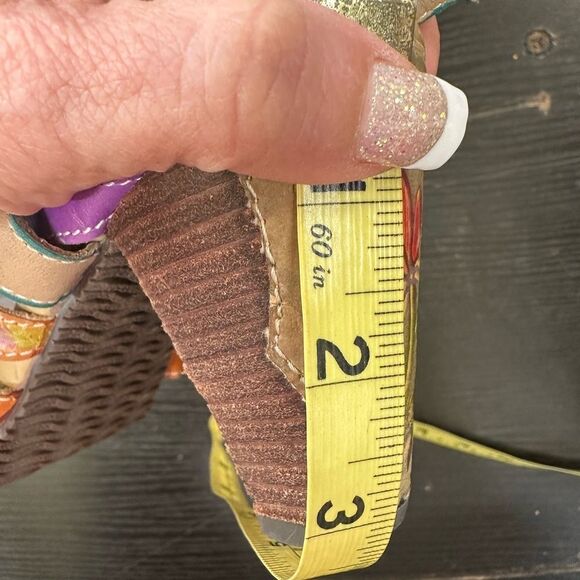 L'Artiste Spring Step Lilac Leather Sandals 10 - Picture 12 of 12